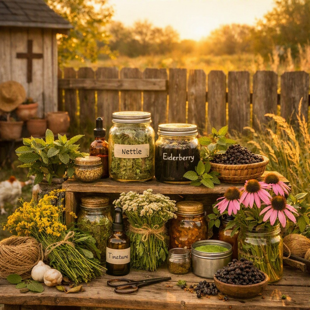Herbalism Class 2:00pm-5:00pm Backyard Medicine Cabinet
